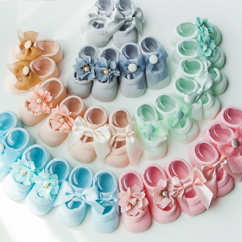 Baby socks/Kaos kaki anak bayi non-slip / kaus kaki anak/kaus kaki bayi perempuan/3PC kaus kaki bayi L239/240