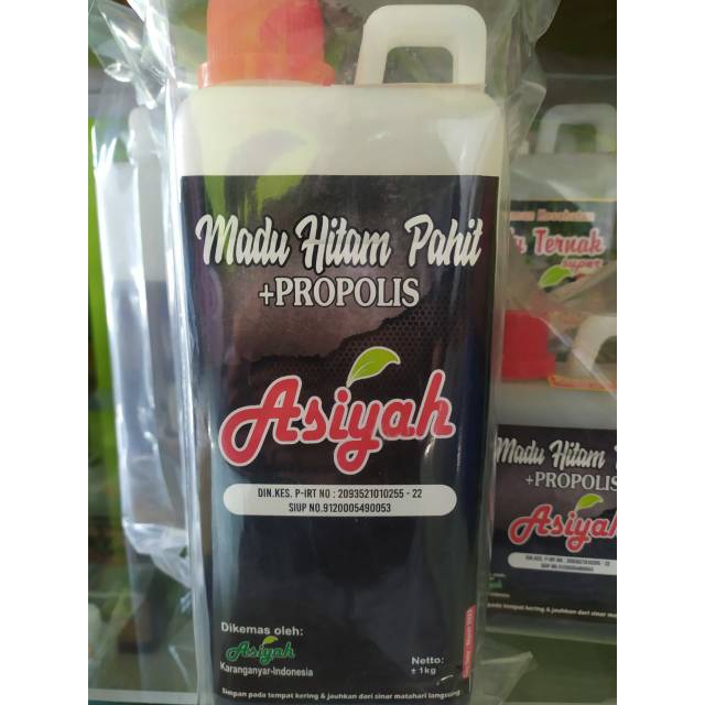 

madu asiyah hitam pahit /madu pahit 1 kg