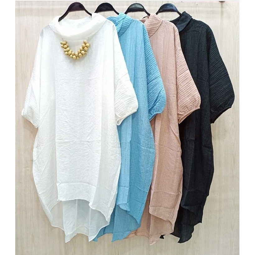 TUNIK LEHER ATAS BANGKOK PLISKET