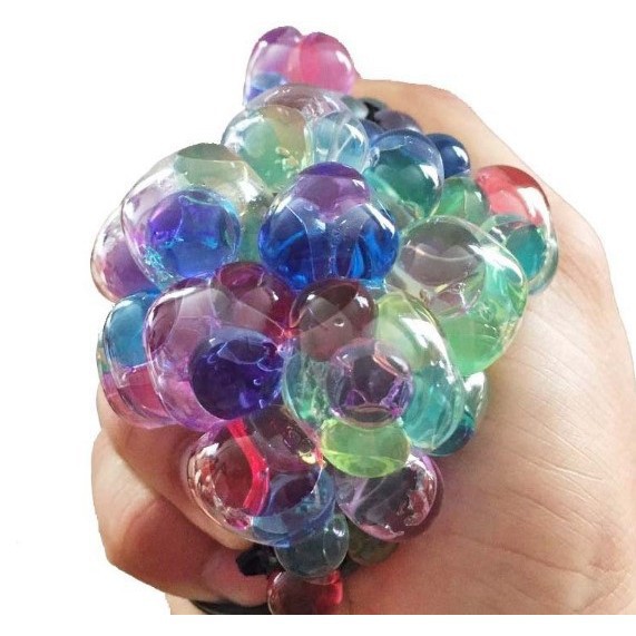 Stress Ball warna warni, Stress ball berlampu, Squishy anti stress, Mainan anak