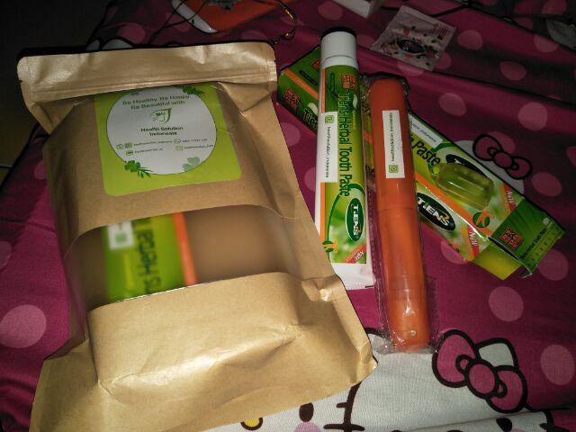 1 Pack Tiens Tianshi Original Tothpaste Pasta Gigi Original Herbal Free Sikat Gigi  Pemutih Gigi