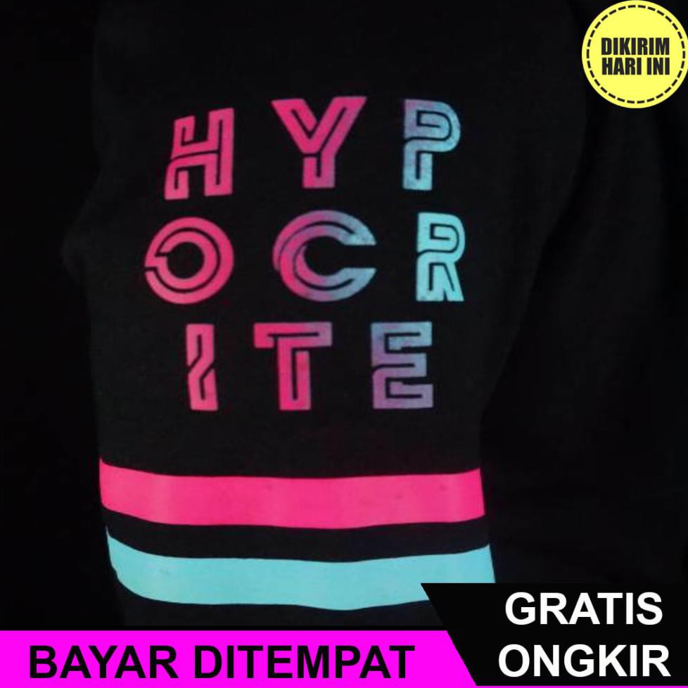(BAYAR DITEMPAT) HD2675 SK69 - JAKET - HOODIE HYPOCRITE GITD