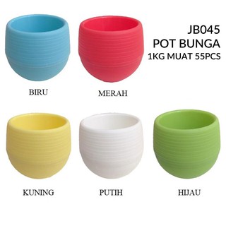 JALLE JB045 POT  BUNGA  MINI BAHAN PLASTIK  UNTUK 