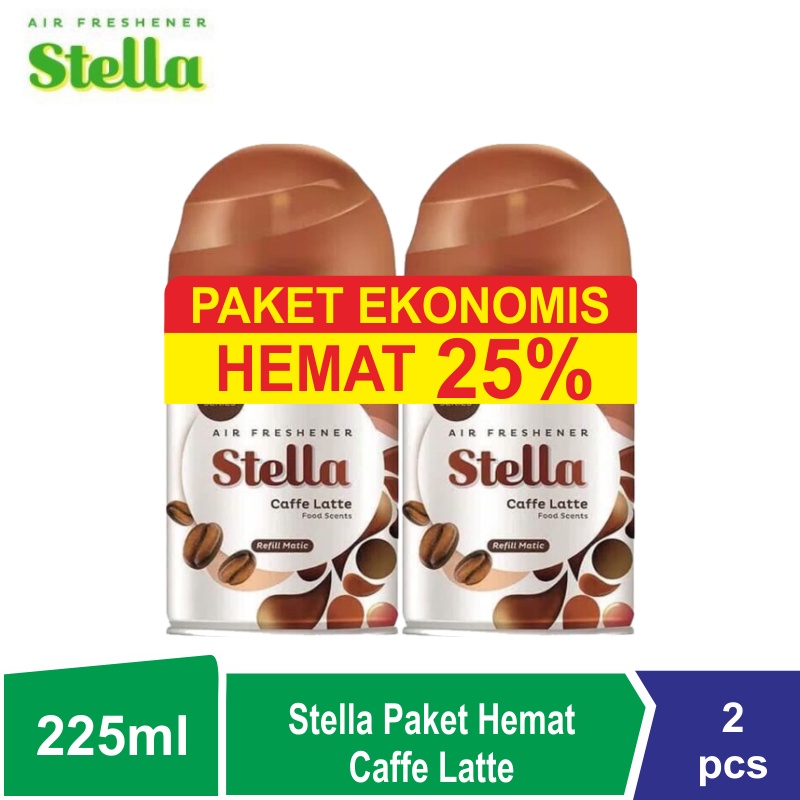 Paket Hemat STELLA Matic Refill / Isi ulang Pengharum Ruangan 2x225ml