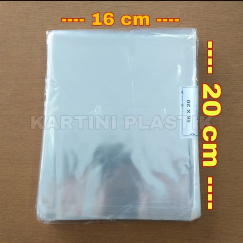 

Plastik OPP Tanpa Lem Ukuran 16x20
