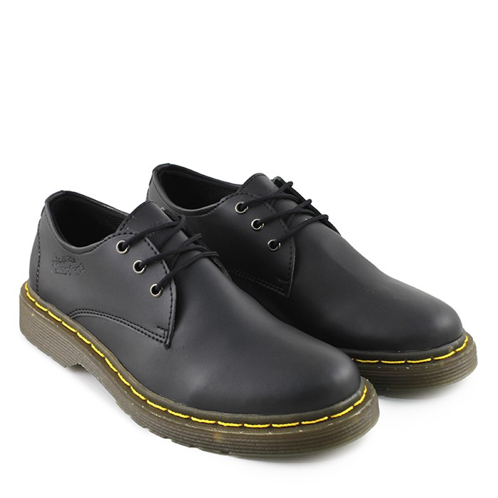 Sepatu Dr.Martens Low Boots Pria Sepatu Docmart Dokmart Hitam Casual