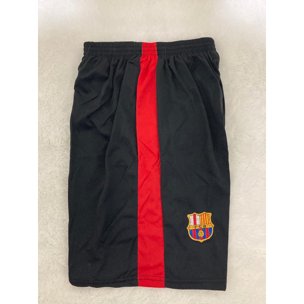 celana bola barcelona hitam dewasa