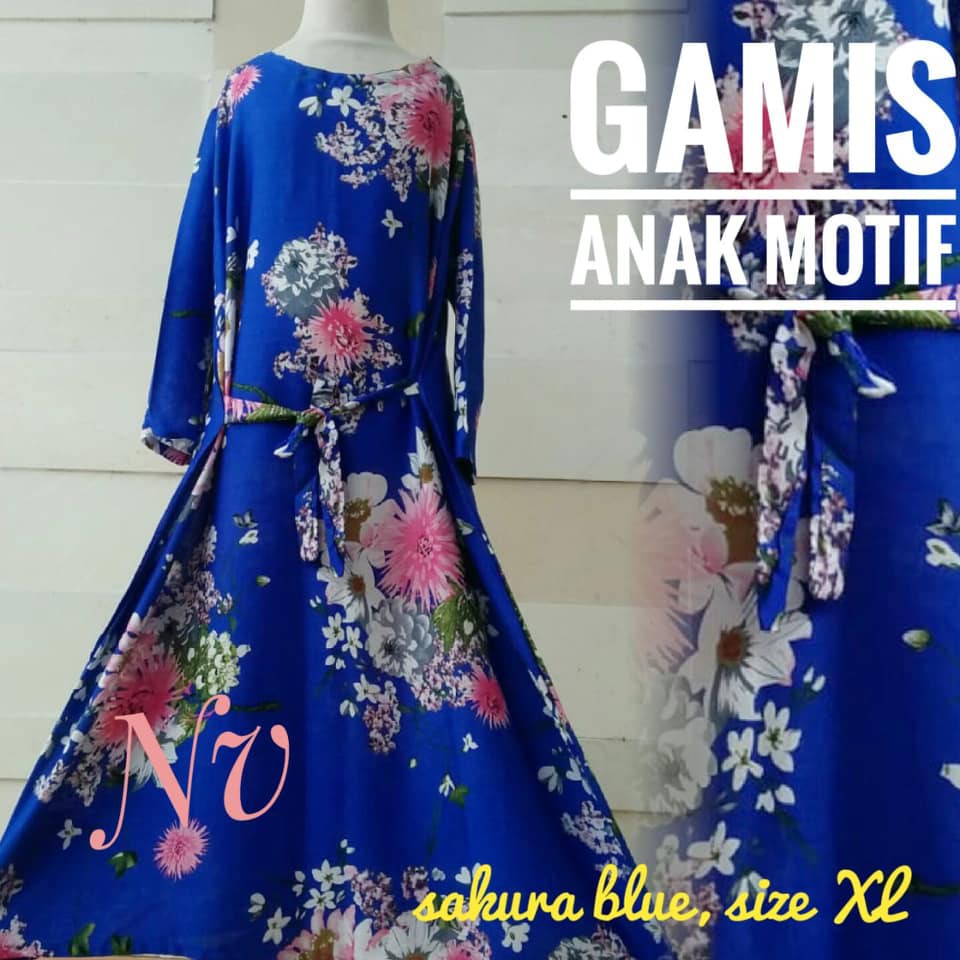 BAJU ANAK GAMIS MOTIF (XL)
