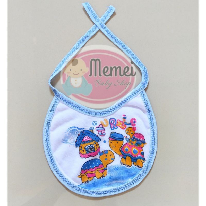 1 LUSIN (12 pcs) Celemek bayi halus lembut TERMURAH