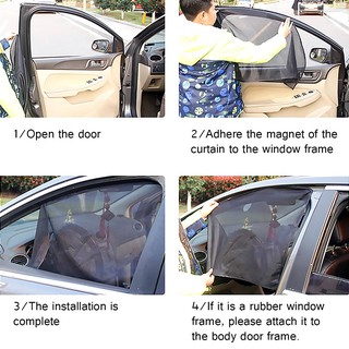 Tirai Jendela Mobil Magnetik Pelindung Sinar Matahari UV Tirai Jendela Mobil Magnetik Pelindung Sinar Matahari UV