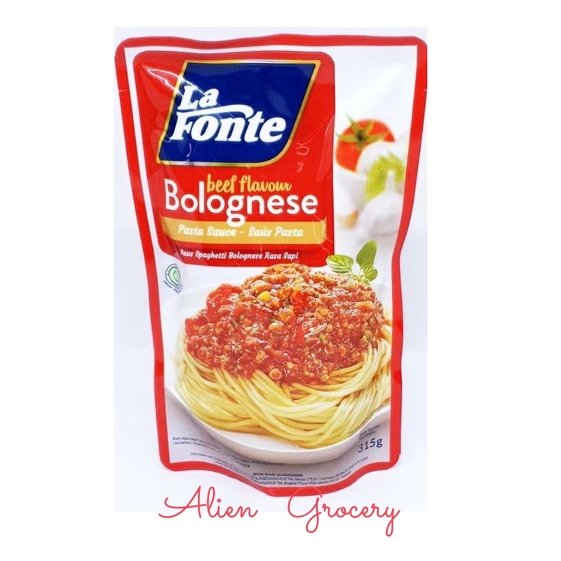 Lafonte La Fonte Saus Saos Spaghetti Beef Tomato 315gr