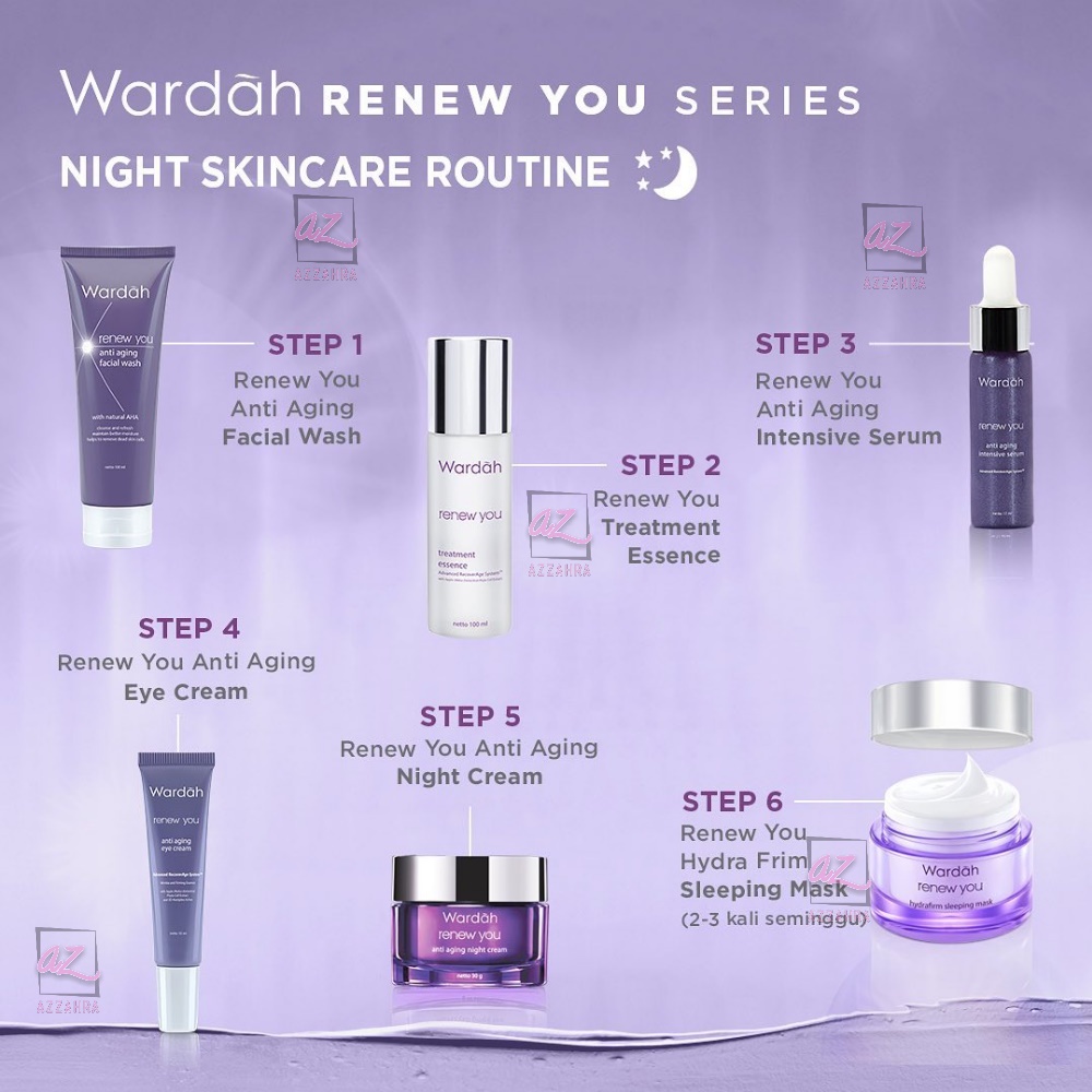 WARDAH RENEW YOU SERIES / ANTI KERIPUT/ ANTI PENUAAN