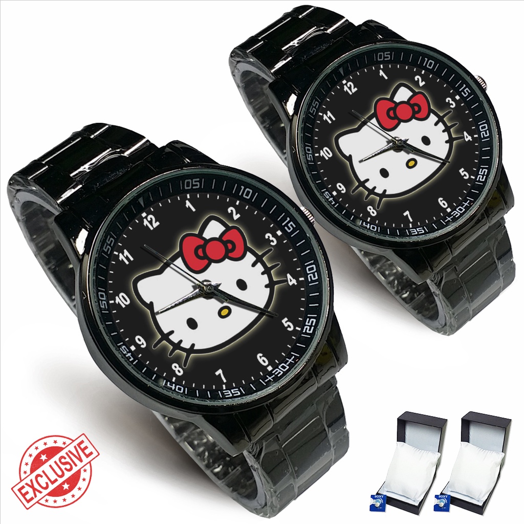 Jam Tangan Rantai Couple HELLO KITTY (Special)