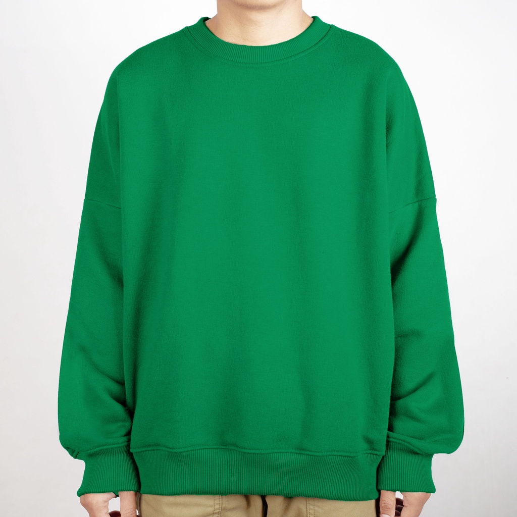 Crewneck Boxy Oversized Jade Green