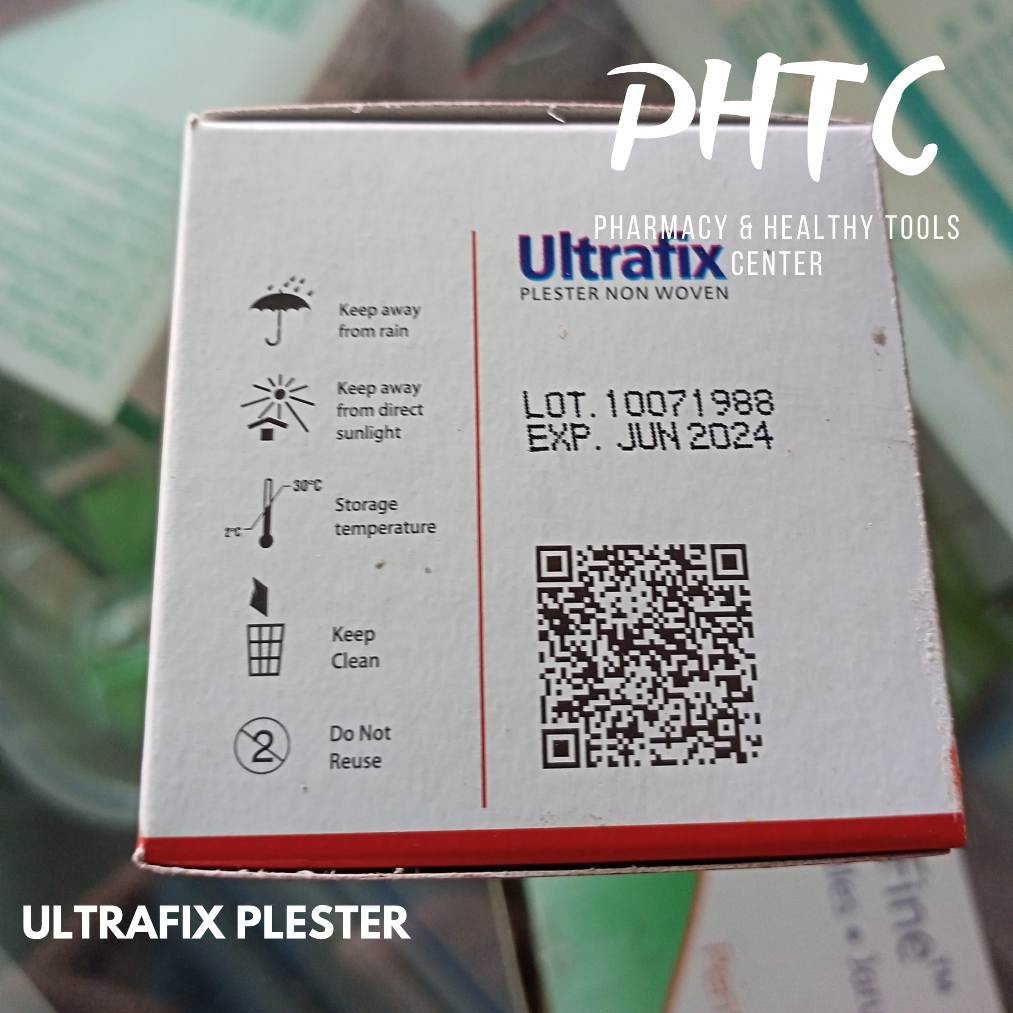 ONEMED Ultrafix 5cm x 5m l Plester Non Woven Ultra fix