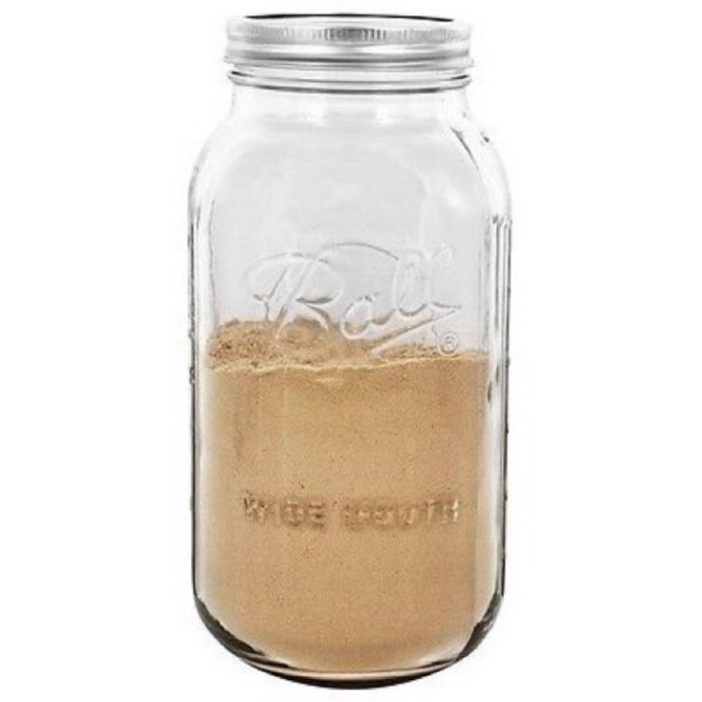 Ball Mason Jars Wide Mouth Half Gallon 1 9 Liter 64oz Toples Wadah Penyimpanan Makanan Shopee Indonesia