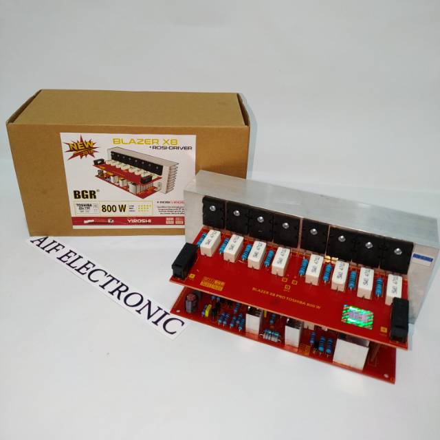 Jual Kit Power Profesional Amplifier BLAZER X8 ROSI-DRIVER 800W mono