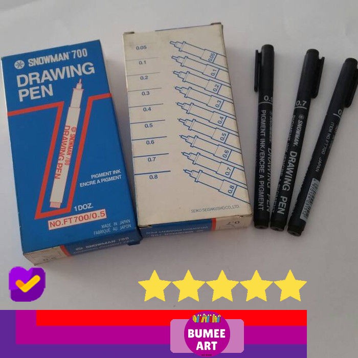 

Pendrawing- High Quality Pulpen Gel Drawing Pen Snowman Pena Premium -Drawing-Pen.