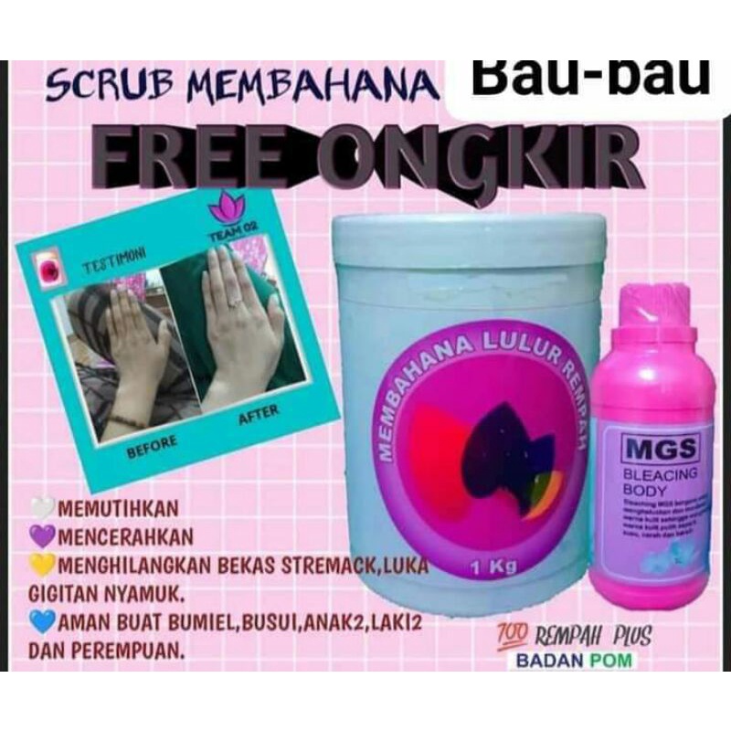 ScrubMembahana/LulurMembahana KEMASAN 1 KG
