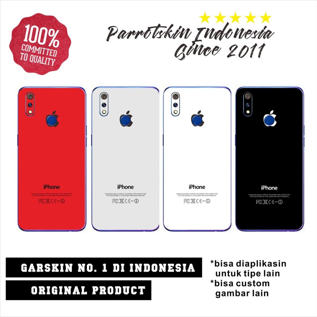 Garskin skin oppo f5 f7 f9 f11 A3S A5S A39 dll Iphone style back case