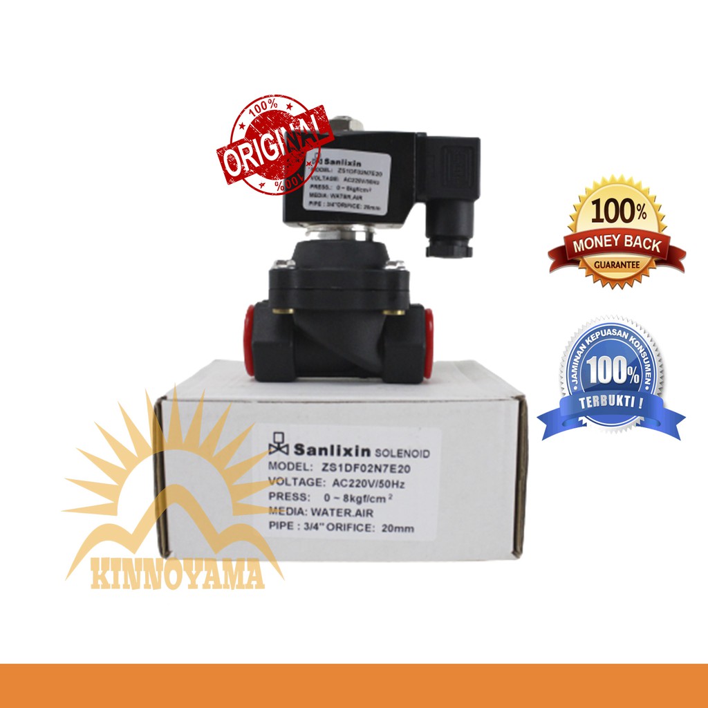 Solenoid Valve Sanlixin Nylon 220 VAC