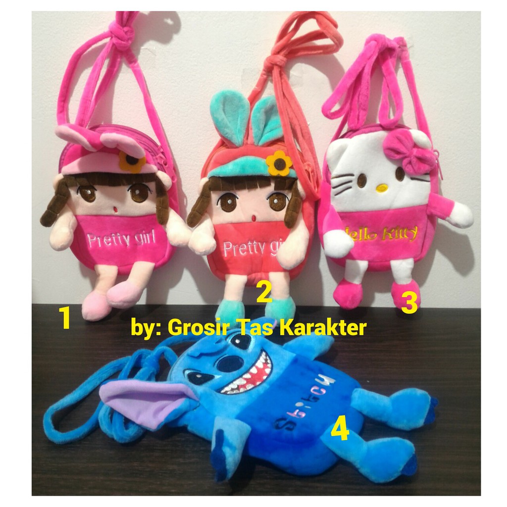 Dompet Koin Karakter Hello Kitty HK Purse Coin Bag Wallet Tas