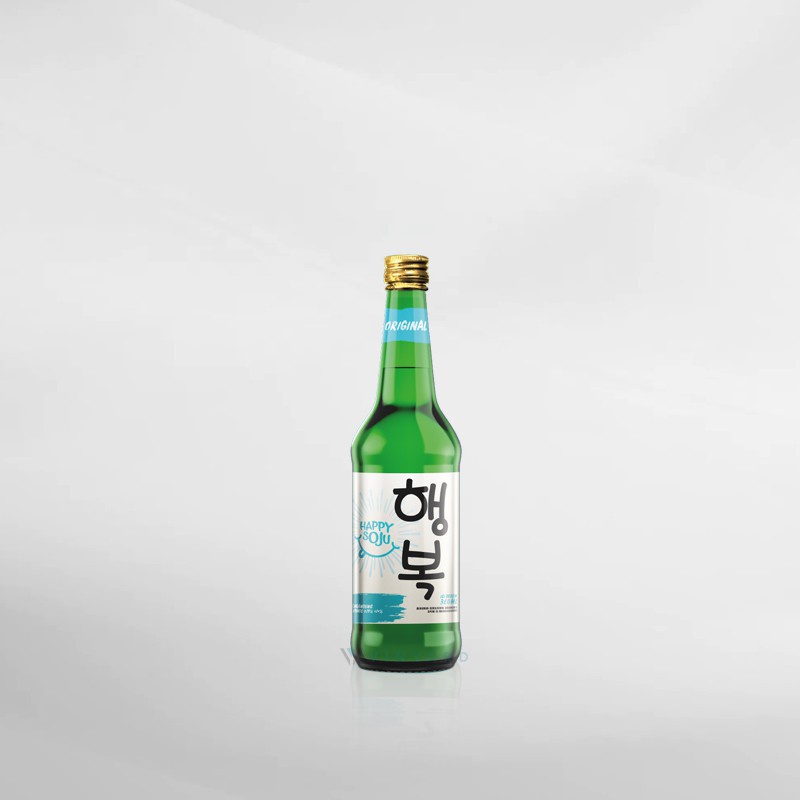 Happy Soju Original 360ml (Original &amp; Resmi by Vinyard)