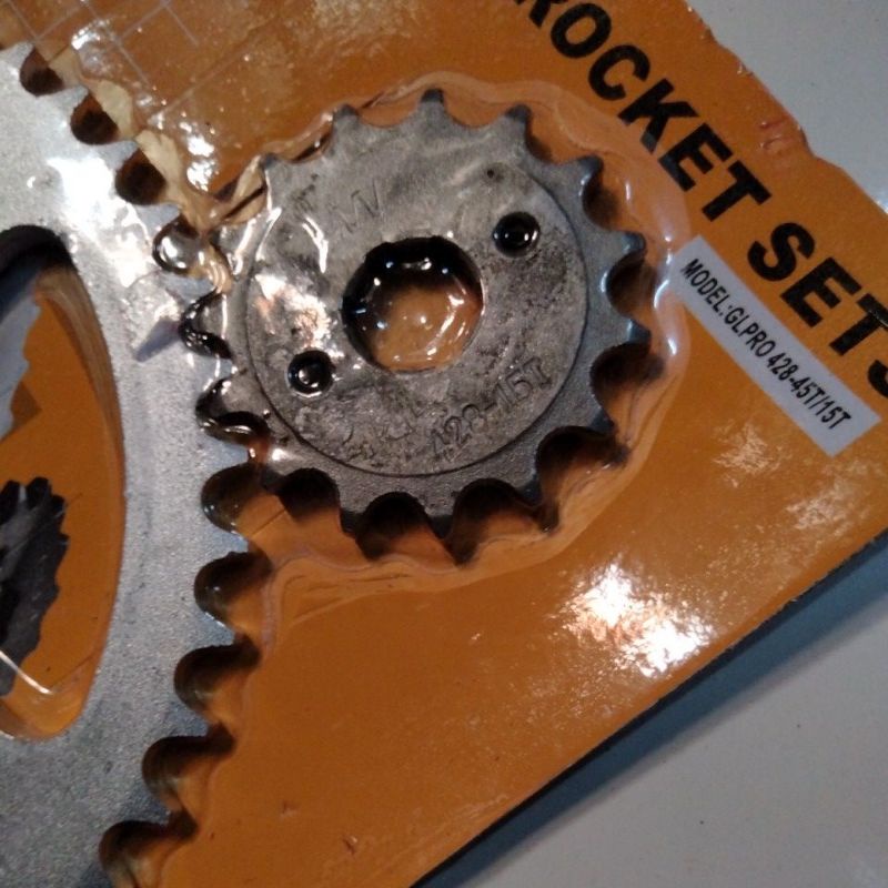 GEAR GIR SET PAKET DEPAN+BELAKANG GL PRO GLPRO SPROCKET GIRSET-2
