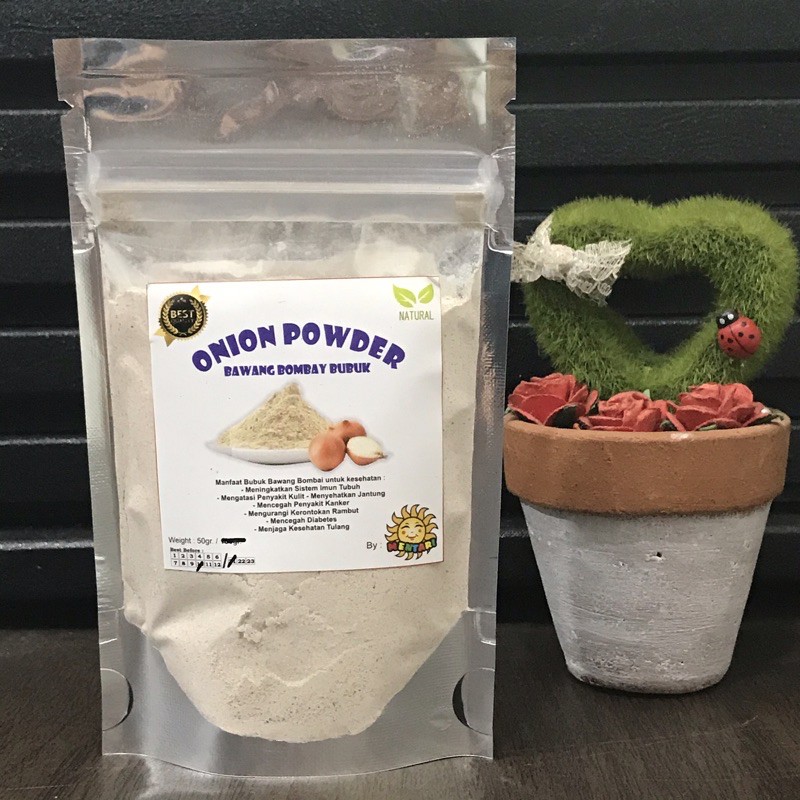 Onion Powder 100Gr - 50Gr / Bawang Bombay Bubuk