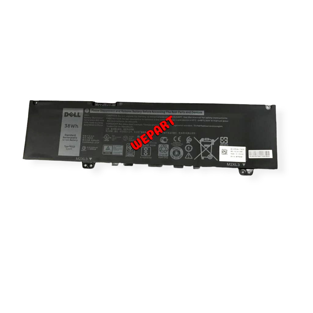 Baterai Original Laptop Dell Inspiron 13 5370 7370 7373 Vostro 5370 F62G0