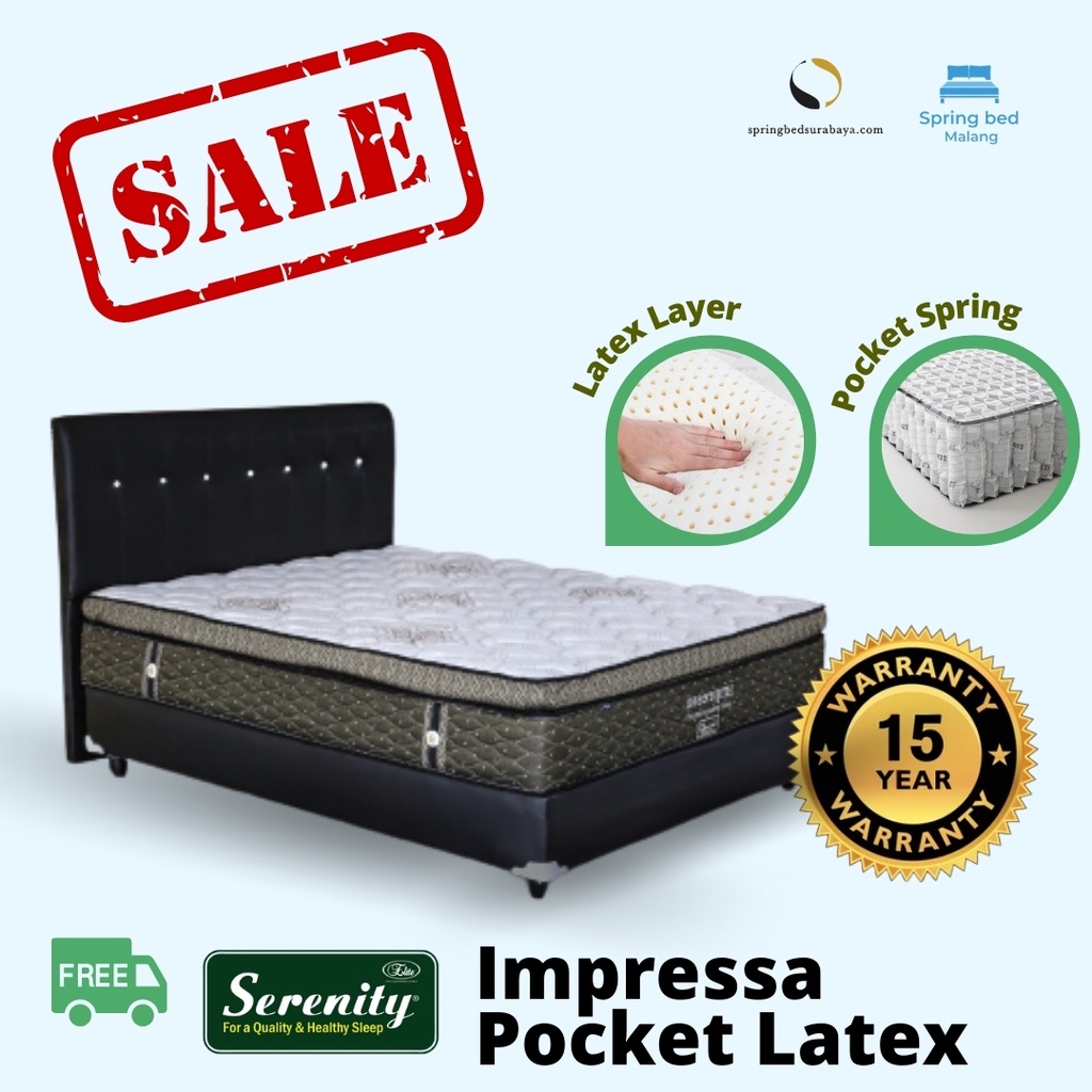 kasur elite serenity impressa pocket latex