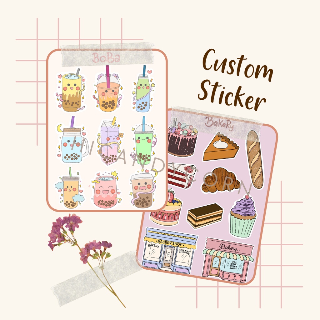 

Custom Sticker Jasa Ilustrasi Sticker Gambar Print
