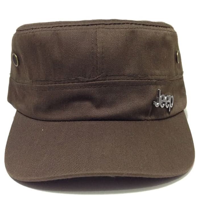 Super Promo! TOPI JEEP COKELAT TACTICAL ARMY MILITARY HAT CAP OUTDOOR Murah!