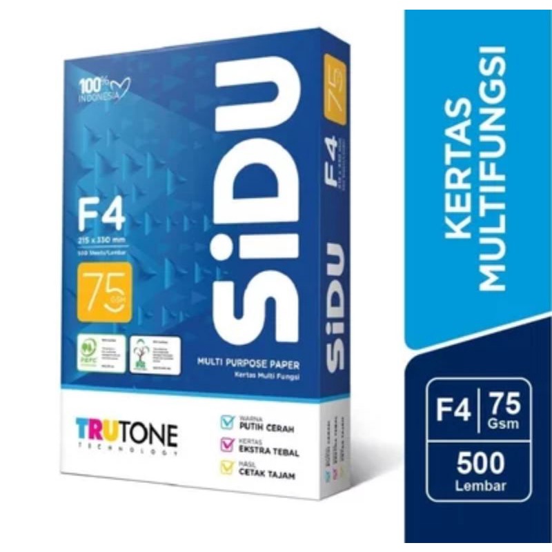 

Kertas HVS SIDU F4 75 gsm