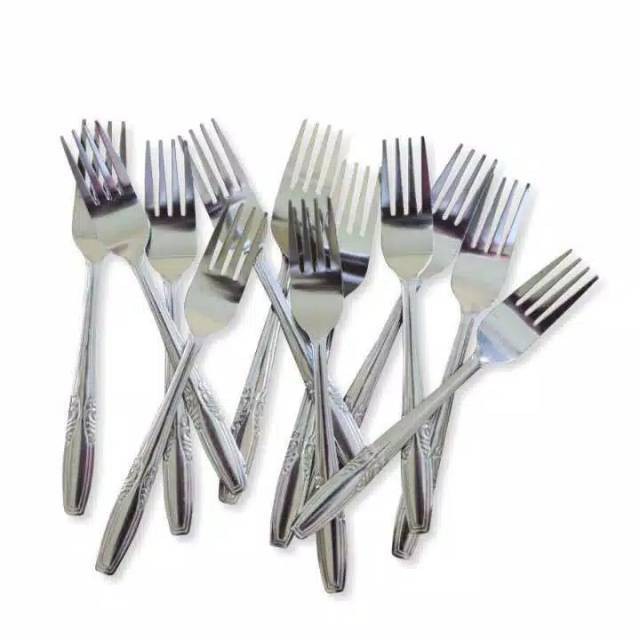 FK Garpu makan stainless 1 lusin isi 12pcs