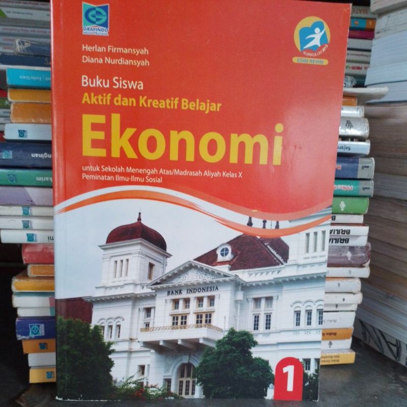 buku siswa ekonomi untuk SMA kelas 10 penerbit Grafindo