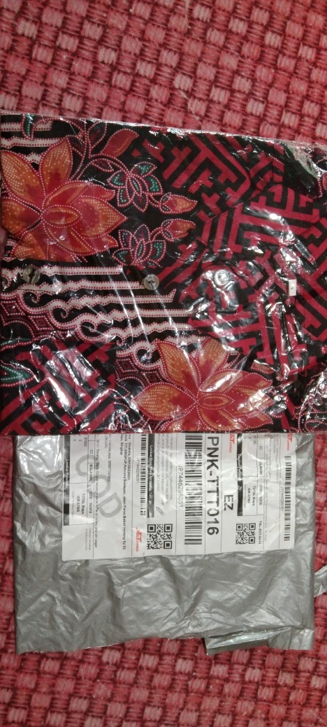 Batik Couple Keluarga Sania Ruffle Ori Ndoro Jowi Dnt Pagar Abang