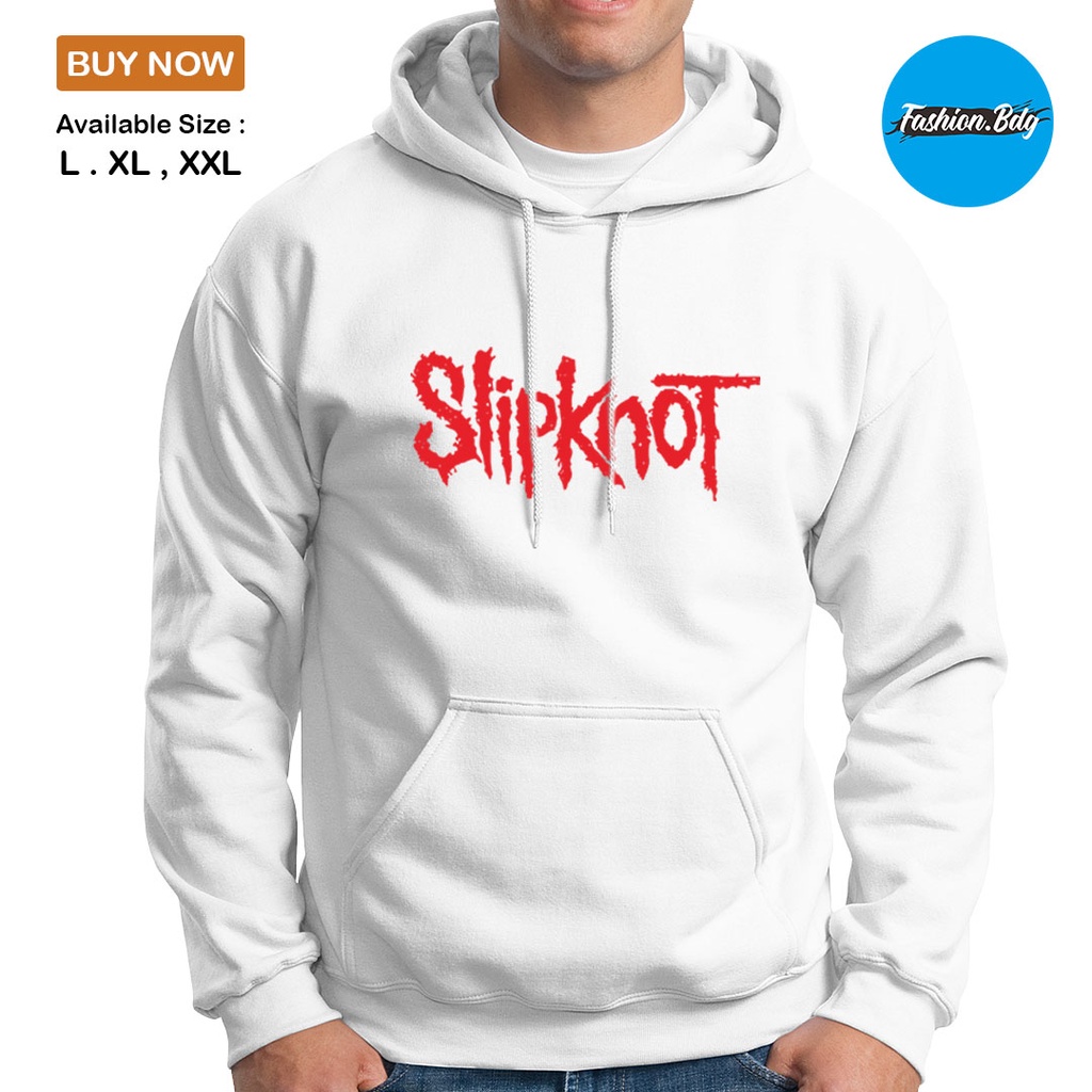 Sweater Hoodie Pria SlipKnot Bahan Fleece UK L-XL