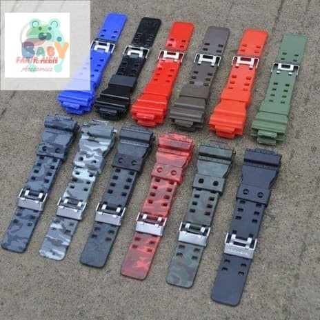 RUBBER STRAP TALI JAM CASIO G-SHOCK GA-100/GA100/GA 100/G-SHOCK GA100