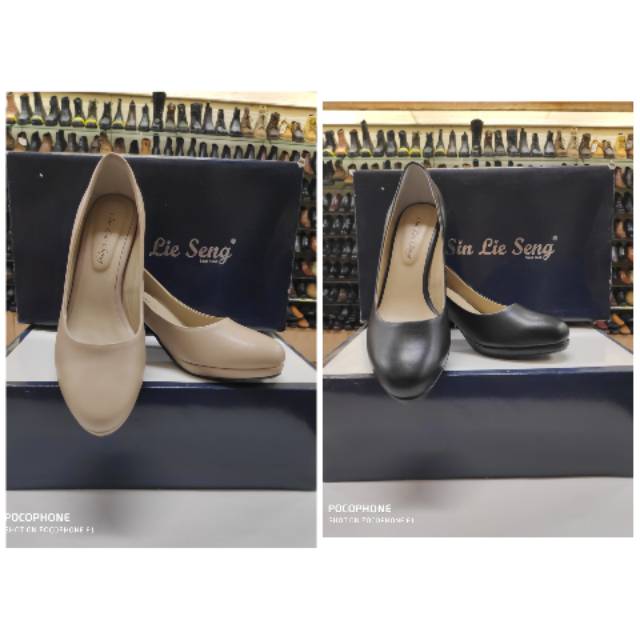 Sepatu pantofel kulit wanita by Sin Lie Seng 1111