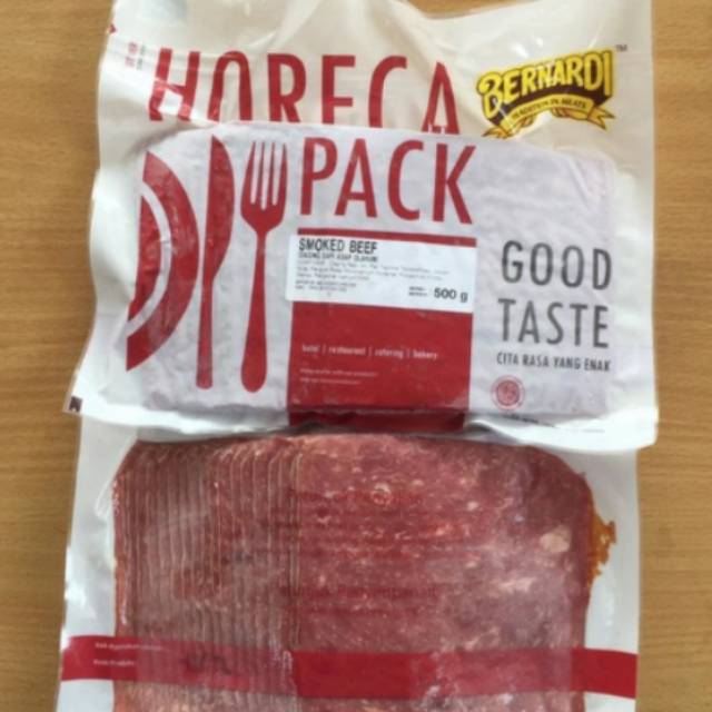 

Smoked Beef Blok ( kotak) Bernardi 500 Gr