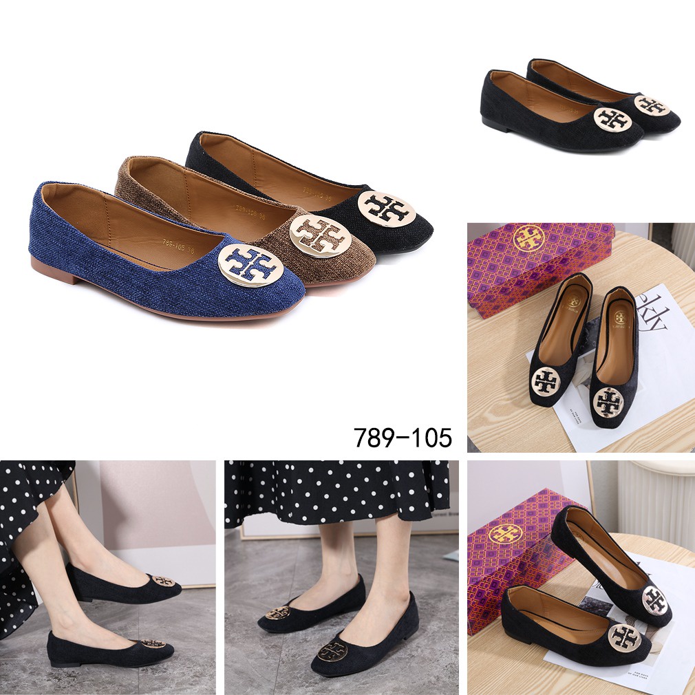 Canvas Ballet Flat Shoes 789-105