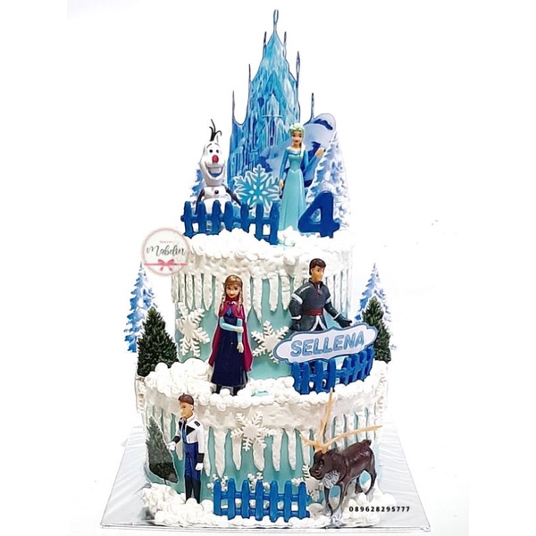 

Kue ultah Susun Frozen