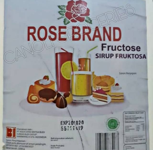 

ADY78 Gula Cair Rose Brand / Sirup Fruktosa / Fruktose Syrup
