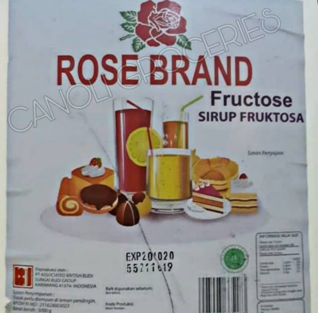 Gula Cair Rose Brand / Sirup Fruktosa / Fruktose Syrup