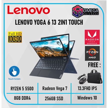 Lenovo Yoga 6 13 2in1 Ryzen 5 5500U 8GB 512GB Win10 13,3&quot; FHD