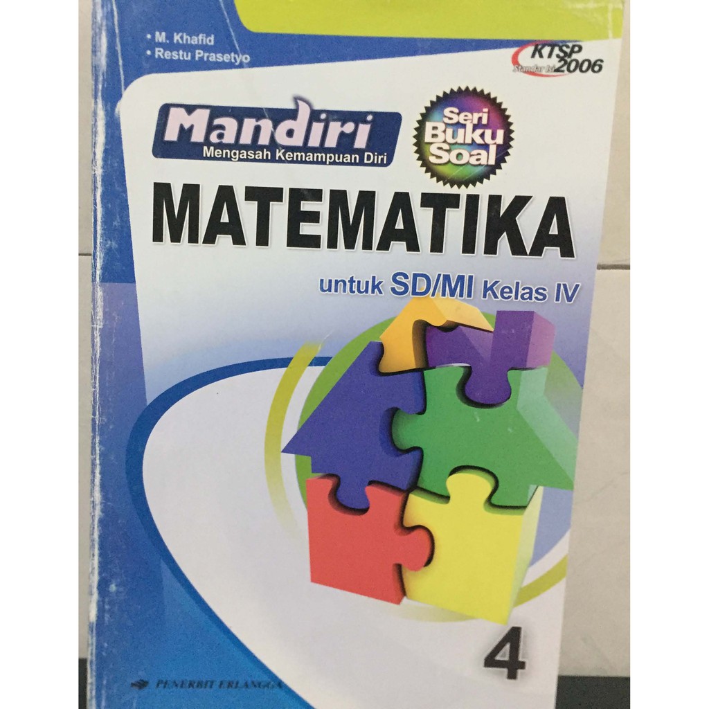 BUKU MANDIRI MATEMATIKA UNTUK SD/MI KELAS IV JILID 4