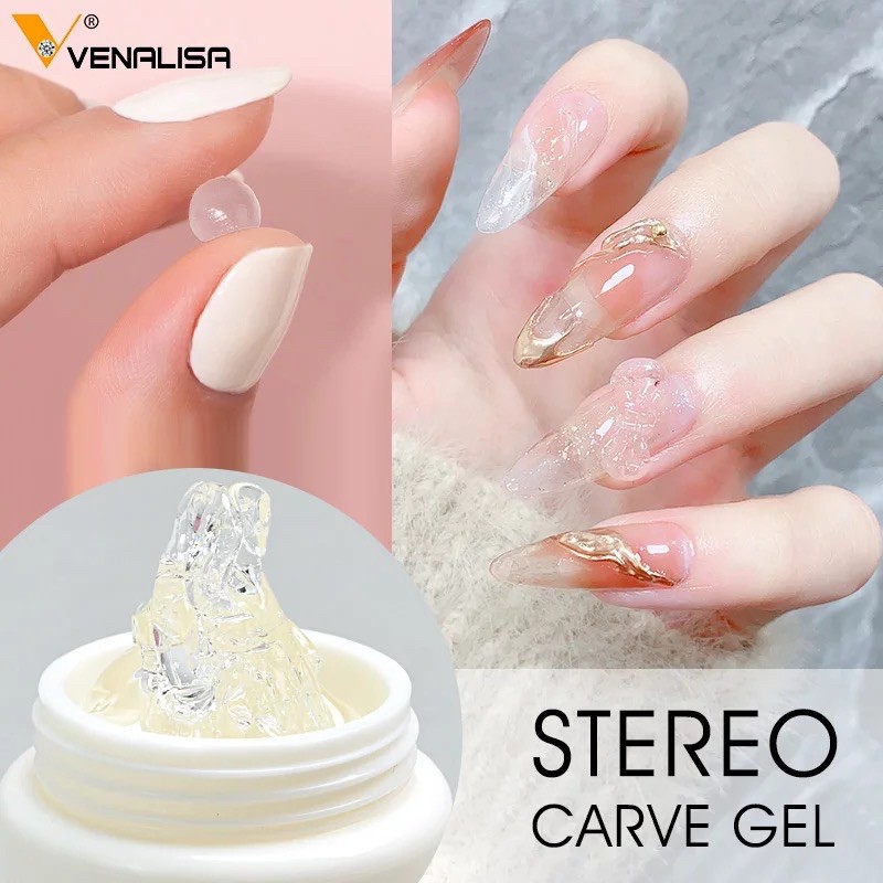 

Venalisa Stereo Carve Gel / Hard gel / Builder Gel Non Sticky