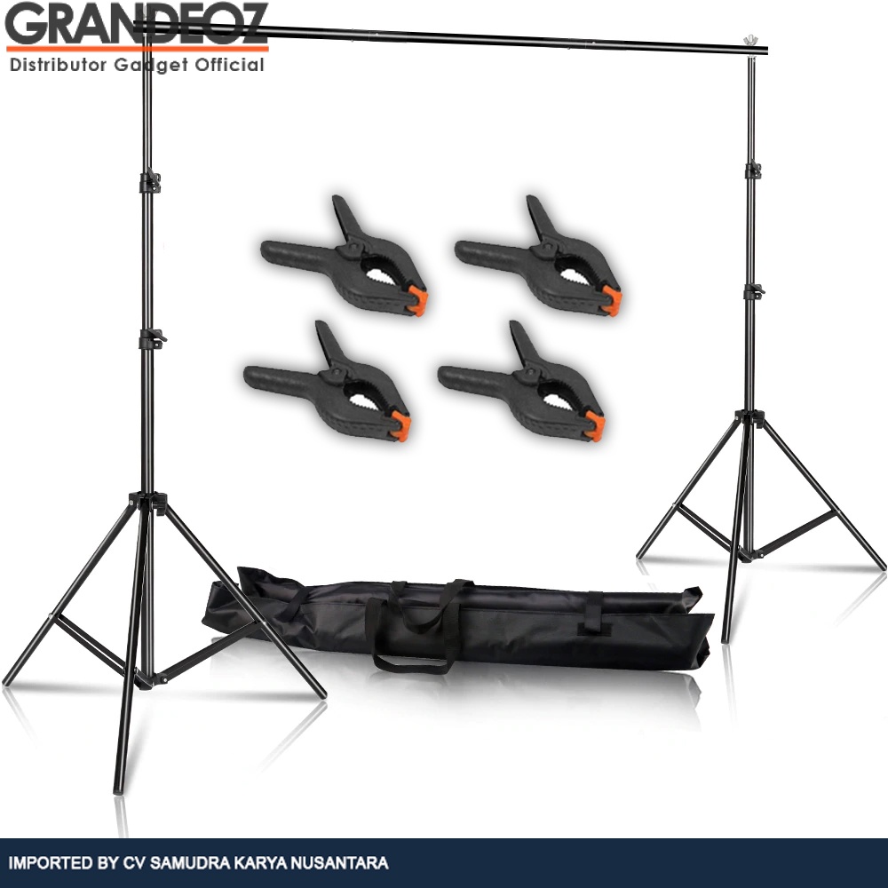 Jual Tiang Penyangga 3M Bracket Backdrop Stand 3 X 2 Meter + Klip Kain ...