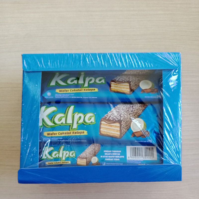 

KALPA WAFER COKELAT KELAPA (1BOX ISI 12PCS) / WAFER COKLAT KELAPA KALPA